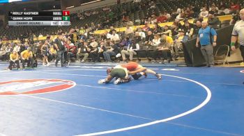 130 Class 2 lbs Champ. Round 1 - Quinn Hope, Lindbergh vs Reilly Kastner, Park Hill