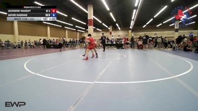 157 lbs Round Of 16 - Jackson Vaught, KT 3 Style Wrestling Club vs Jafar Haddad, FM Wrestling Club