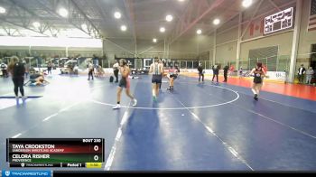 132 lbs Cons. Semi - Taya Crookston, Sanderson Wrestling Academy vs Celora Risher, Providence
