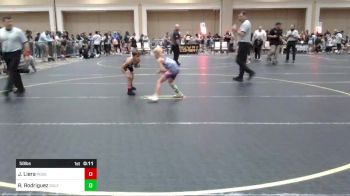 58 lbs 3rd Place - Jace Liera, Rough House vs Roman Rodriguez, Gulf Coast WC