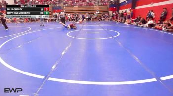 106 lbs Quarterfinal - Ellis Ousley, Jenks vs Matthew Meredith, Bixby JH Boys