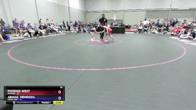 95 lbs Quarters & 1st Wb (16 Team) - Phoenix West, Kansas vs Abigail Mendoza, Texas Red