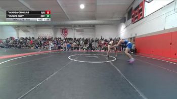 135 lbs Semifinal - Alyssa Ornelas, Fort Lupton vs Violet Gray, Central - Grand Junction