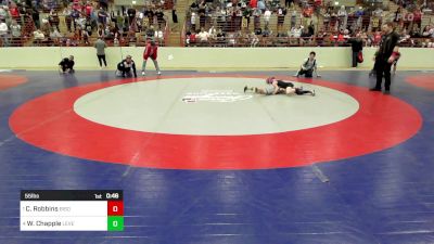 55 lbs Semifinal - Charlotte Robbins, Bison Takedown Wrestling Club vs Weston Chapple, Level Up Wrestling Center