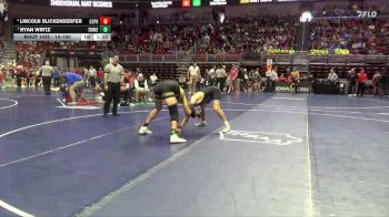 1A-190 lbs Quarterfinal - Ryan Wirtz, Emmetsburg vs Lincoln Blickenderfer, Central Springs