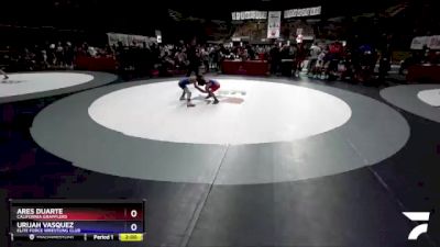 56 lbs Quarterfinal - Ares Duarte, California Grapplers vs Urijah Vasquez, Elite Force Wrestling Club