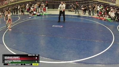 82 lbs 5th Place Match - Ephraim Kinsey, Morgan Wrestling Club vs Nathan Fedotov, WESTLAKE