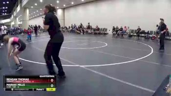 100 lbs Quarters & Wb (16 Team) - Reagan Thomas, Charlie`s Angels- GA Black vs Mariah Mills, CLWC / IWC