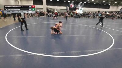 126 lbs Cons. Sub-semis - Sebastian Gonzalez, Eagle Empire Wrestling vs Ayden Bergman, Immortal Athletics WC