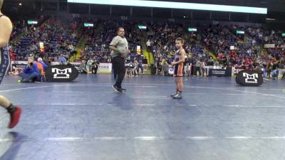 82 lbs Consy 2 - Cole Waltemyer, Northeast Bradford vs Eastyn Dulaney, Brownsville