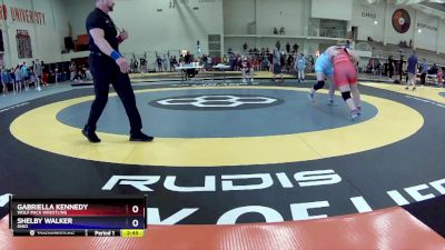 190 lbs Round 3 - Gabriella Kennedy, Wolf Pack Wrestling vs Shelby Walker, Ohio