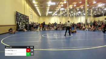 106 lbs Final - Eli Herring, HS The Compound RTC vs Zane Crouse, HS TNWC Red
