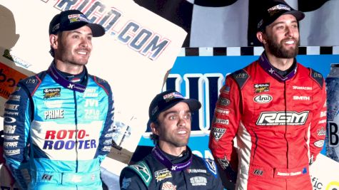 The Top Three: Rico Abreu, Kyle Larson and Tanner Thorson Recap Red Cedar Finish