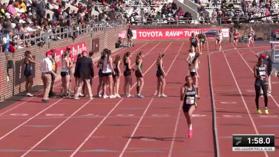 High School Girls' 4x400m Relay Prep School, Event 165, Finals 1