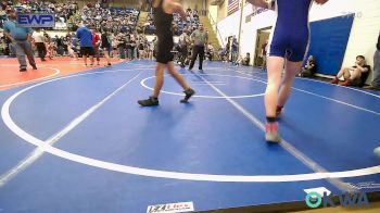 119 lbs Quarterfinal - Joshua Seaton, Vinita Kids Wrestling vs Wyait Polen, Unaffiliated