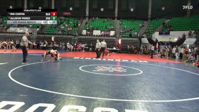 6-7A 126 1st Place Match - Rin Curtis, Bob Jones vs Allison Perez, Sparkman