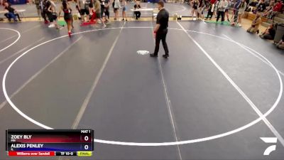 163 lbs Round 1 - Zoey Bly, MN vs Alexis Penley, IL