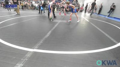 61 lbs Consi Of 8 #2 - Dakota Hobson, Noble Takedown Club vs Huxley Kelton, Harrah Little League Wrestling