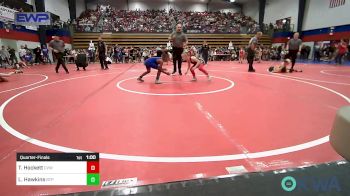 67 lbs Quarterfinal - Turk Hockett, Caney Valley Wrestling vs Lorenzo Hawkins, Tulsa Blue T Panthers