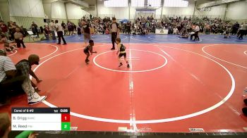 40 lbs Consi Of 8 #2 - Braylyn Grigg, Broken Arrow Wrestling Club vs Maddox Reed, Pin-King All Stars