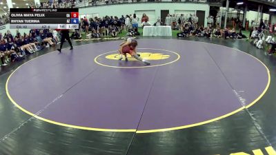 100 lbs Olivia Maya Felix, California vs Rhyan Tijerina, Arizona