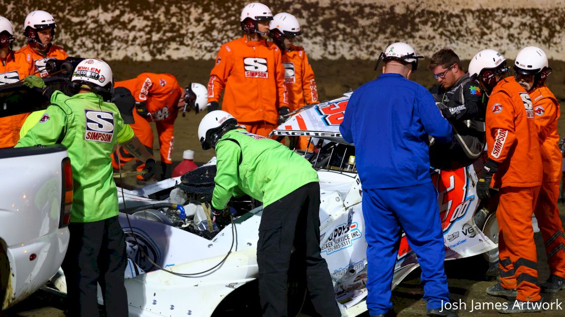 Carson Ferguson Speaks After Vicious Crash At Eldora