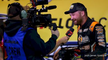Josh Rice Reacts To Biggest Win Of His Career During Eldora Dream Prelim
