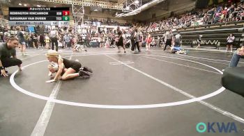 70 lbs Rr Rnd 1 - Remington Kincannon, Team Nomad vs Savannah Van Dusen, Tecumseh Youth Wrestling