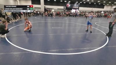 120 lbs Cons. Quarters - Tyler Baldwin, South Dakota vs Brand'n Edstrom, Team Idaho Wrestling Club