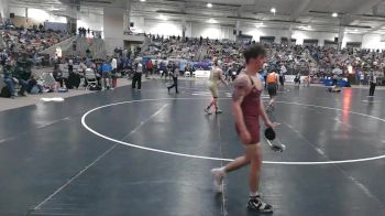 AA 165 lbs Champ. Round 1 - Leo Roberts, Independence High School vs Clint Fisher, Powell High School
