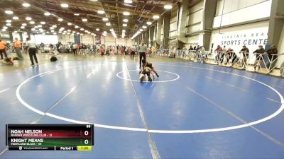 88 lbs Rd# 8- 12:30pm Saturday Final Pool - Knight Means, Maryland BLACK vs Noah Nelson, Ranger Wrestling Club