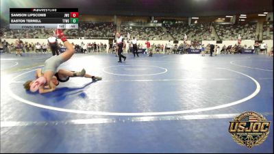 85 lbs Consolation - Samson Lipscomb, Juggernaut Wrestling Club vs Easton Terrell, Team Tulsa Wrestling Club