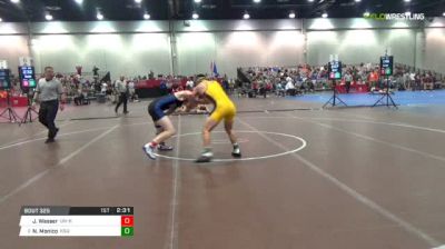 149 lbs Consi of 32 #2 - Jacob Wasser, Nebraska-Kearney vs Nick Monico, Kent State