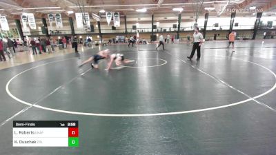 141 lbs Semifinal - Luke Roberts, Unaffiliated vs Kenny Duschek, Columbia