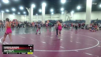 140 lbs Quarters & Wb (16 Team) - Dani Gullet, Team STL Green vs Cadence Bushong, Team Iowa Mermaid Mafia