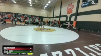 132 lbs Quarterfinal - Isaac Reed, Jackson Hole vs Coyt Krieger, Hardin