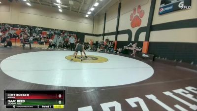 132 lbs Quarterfinal - Isaac Reed, Jackson Hole vs Coyt Krieger, Hardin