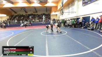 144 lbs Round 2 - ROCKY PORTER, Mogollon vs Patrick Eyler, Mayer HS