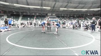 92 lbs Quarterfinal - Carsten Reiss, Keystone Kids Wrestling Club vs Taylan Green, Harrah Little League Wrestling