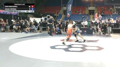 106 lbs Cons. Rd Of 16 - Jack Mulvahill, Oregon vs Aidan Ortega, Illinois
