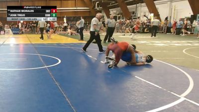 125 lbs Quarterfinal - Nathan Morales, Smitty's Barn vs Jose Trejo, Combat Athletics