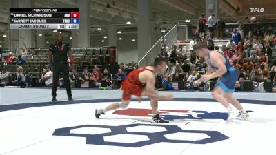 74 lbs Champ. Round 2 - Daniel Richardson, All Navy Wrestling vs Jarrett Jacques, Tiger Style Wrestling Club