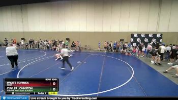 144 lbs Cons. Semi - Cuyler Johnston, Sublime Wrestling Academy vs Wyatt Topinka, None