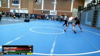 190 lbs Cons. Round 4 - Collin Stewart, Mt Ridge vs Lukas Turner, Uintah