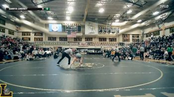 135 lbs 1st Place Match - Brylee James, Nixa vs Dariya Lindsey, Hazelwood East