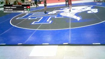 132 lbs Champ. Round 1 - Sam Ryan, Bethlehem vs Jeremy Begley, Martin County High School