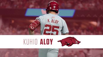 Kuhio Aloy Has 70 RBI In a Single Season For Arkansas Baseball