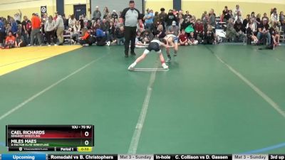 70 9U Cons. Round 2 - Cael Richards, Kingdom Wrestling vs Miles Maes, X-Factor Elite Wrestling