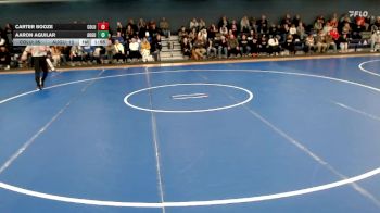 113 lbs Round 3 (16 Team) - Carter Booze, Columbus vs Aaron Aguilar, Augusta