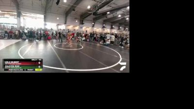105 lbs Semifinal - Zuleyma Ruiz, NB Elite Wrestling Club vs Leila Hilbert, ONE Wrestling Academy